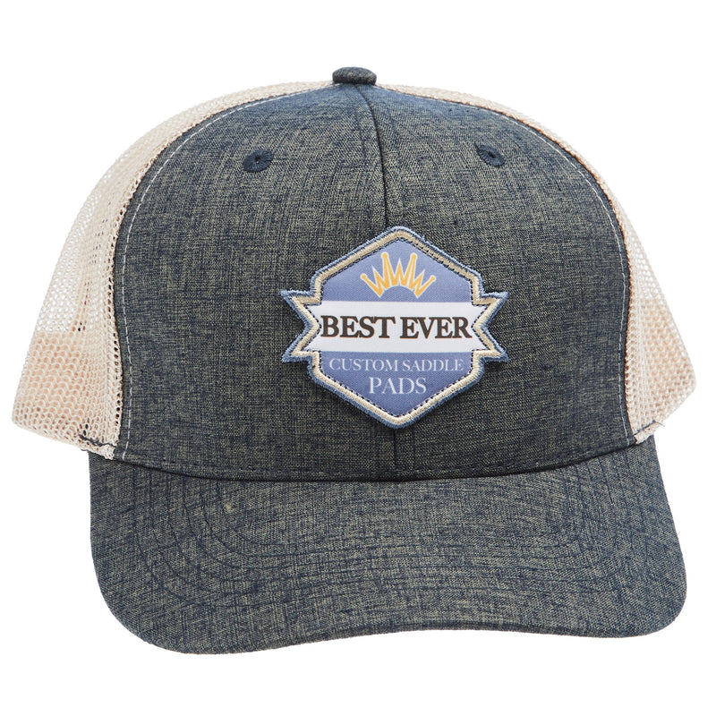 Best Ever Pads Heathered Hunter Green Patch Mesh Back Cap