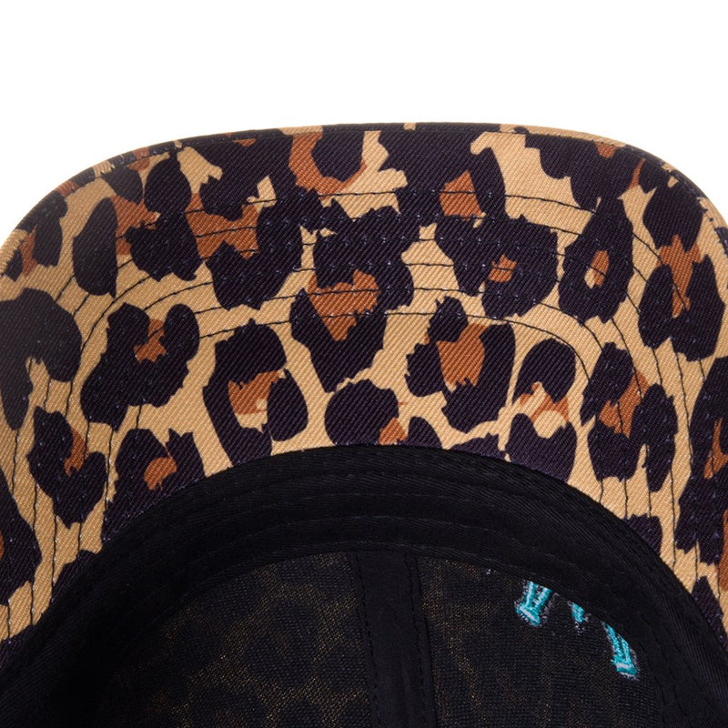 Best Ever Pads Leopard Print Embroidered Logo Mesh Back Trucker Cap