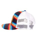 Best Ever Pads Saddle Serape Print Leather Logo Patch Mesh Back Trucker Cap