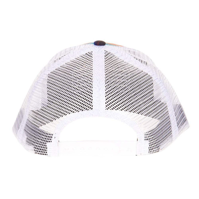Best Ever Pads Saddle Serape Print Leather Logo Patch Mesh Back Trucker Cap