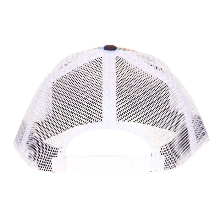 Best Ever Pads Saddle Serape Print Leather Logo Patch Mesh Back Trucker Cap