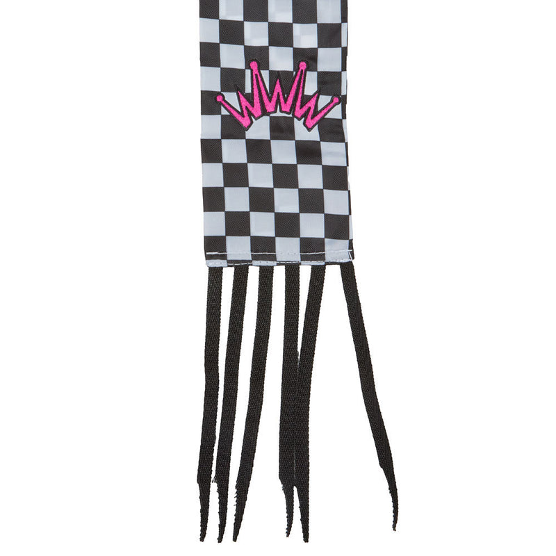 Best Ever Pads Hot Pink Checkered Deluxe Velcro Tail Bag