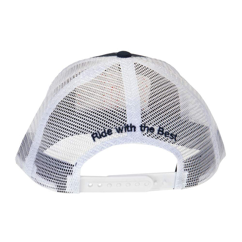 Best Ever Pads Saddle Ride With The Best USA Flag Embroidered Patch Trucker Cap