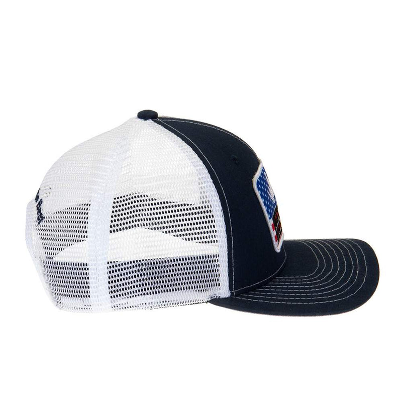 Best Ever Pads Saddle Ride With The Best USA Flag Embroidered Patch Trucker Cap