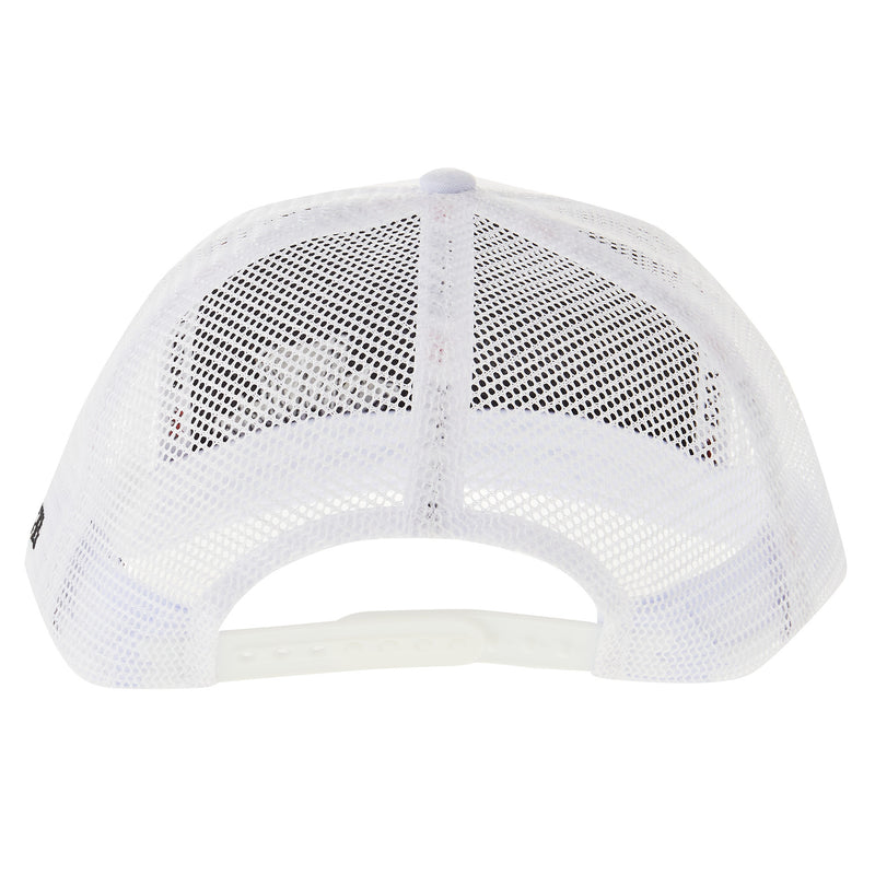 Best Ever Pads Saddle Black Embroidered Crown White Mesh Back Trucker Cap
