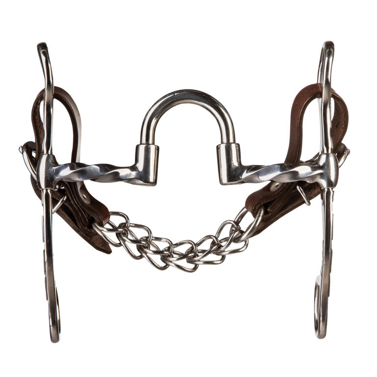 Cowboy Tack Bernard Fonck Twisted Correctional Port 6in Shank Bit