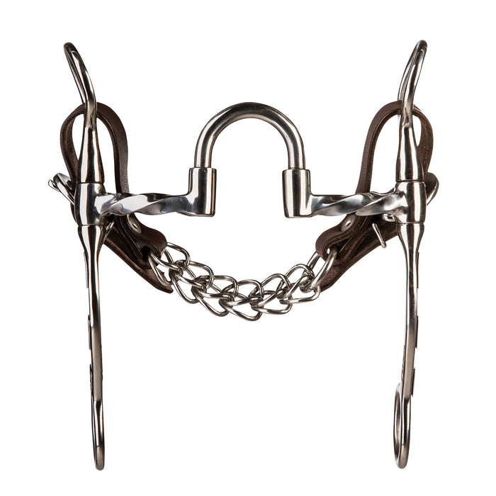 Cowboy Tack Bernard Fonck Twisted Correctional Port 7 1/2in Shank Bit