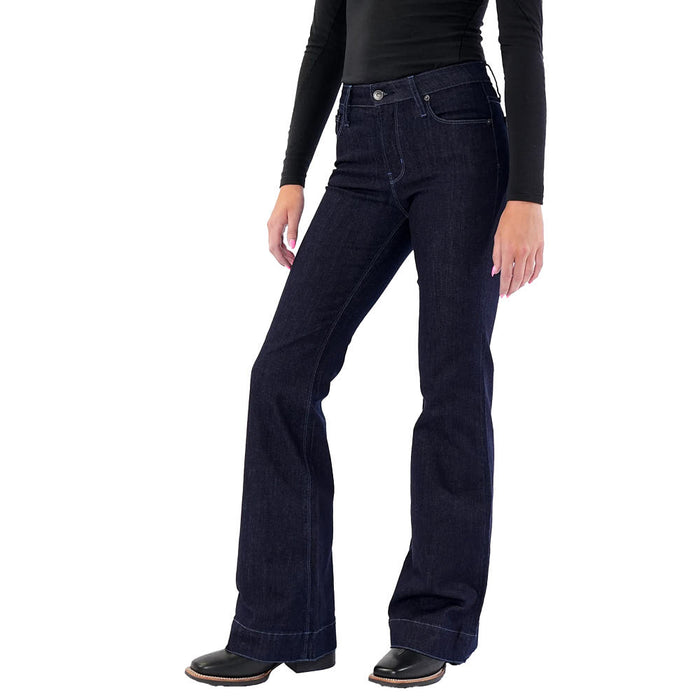 Haala Denim Women's Midnight Dusk Blue Stitch Bella Trouser