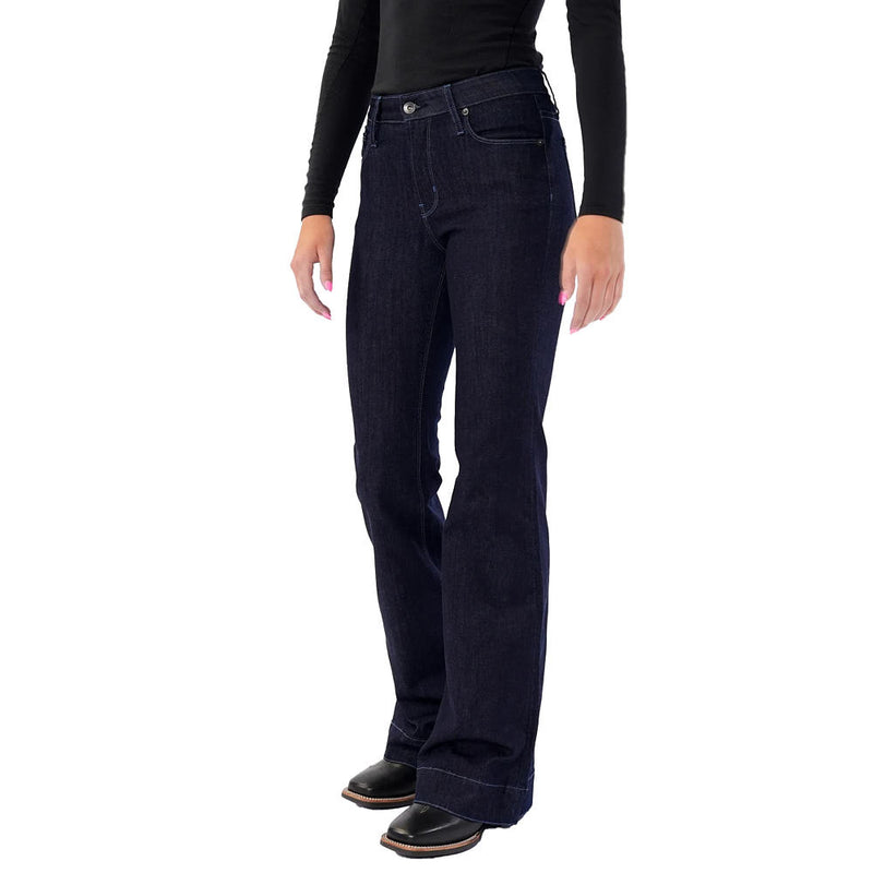 Haala Denim Women's Midnight Dusk Blue Stitch Bella Trouser