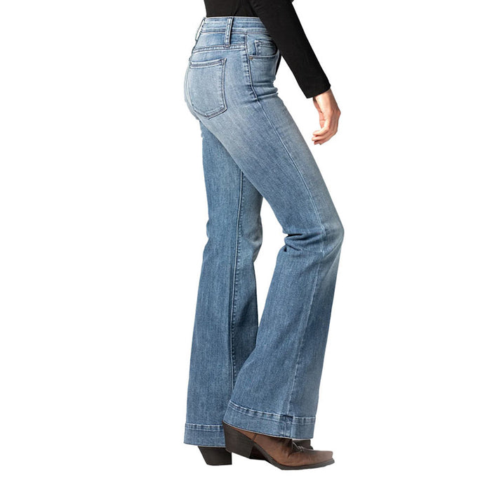 Haala Denim Women's Vintage Blue Navy Bella Trousers