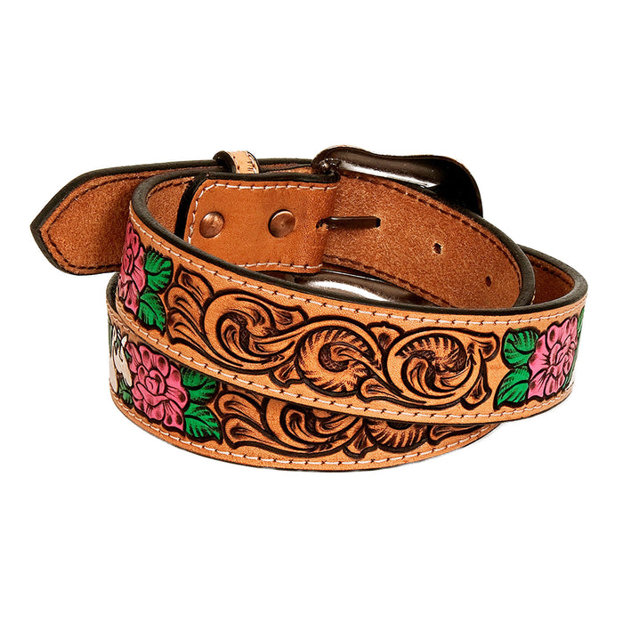 American Darling Rose Painted Belt