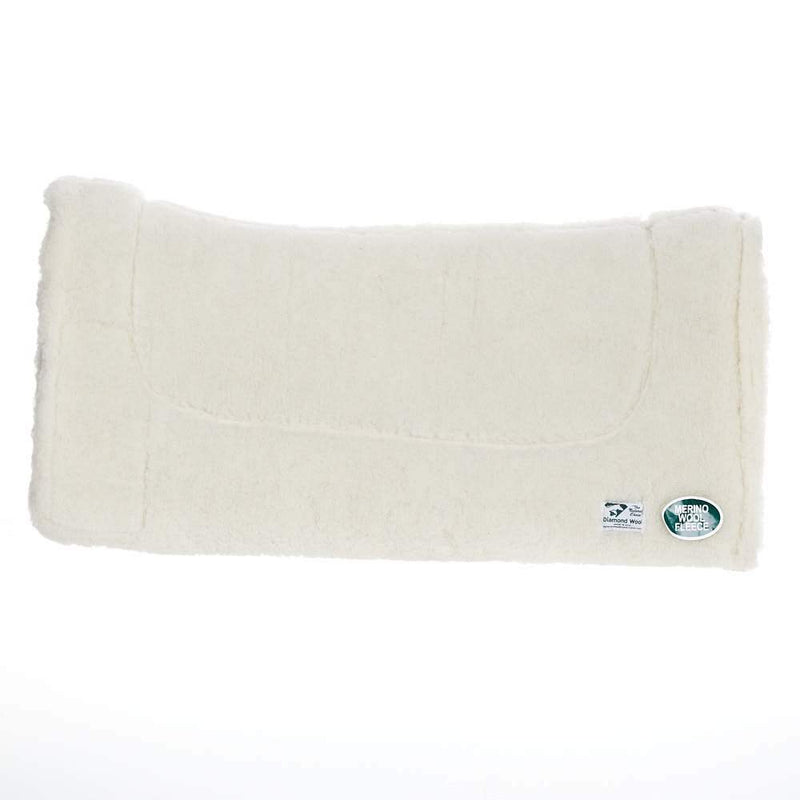 Diamond Wool Pad Company 32x32 Contoured Wool Fleece Liner Saddle Pad