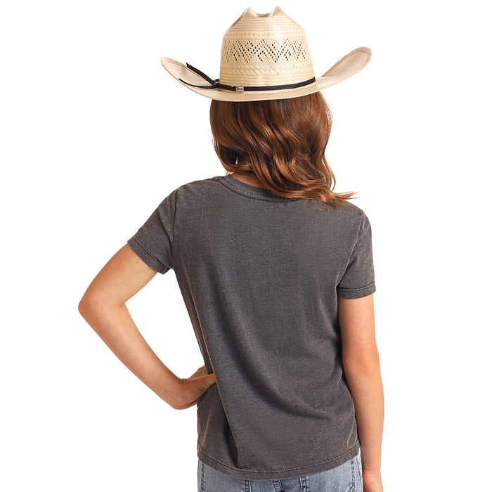 Rock & Roll Denim Girl's Aztec Bronc T-Shirt