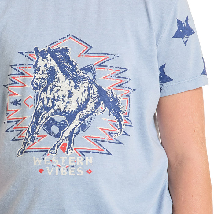 Rock & Roll Denim Girl's Star Horse Tee