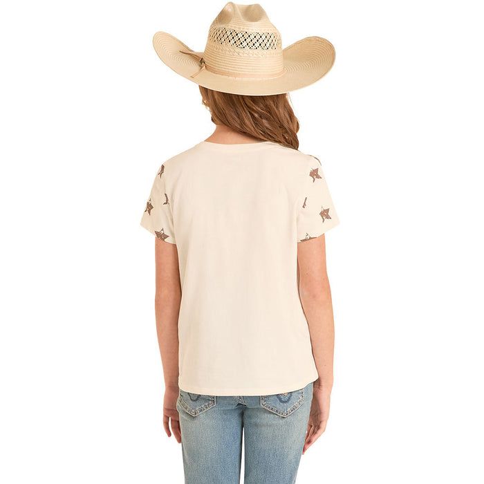 Rock & Roll Denim Girl's Natural Best In West Tee Shirt