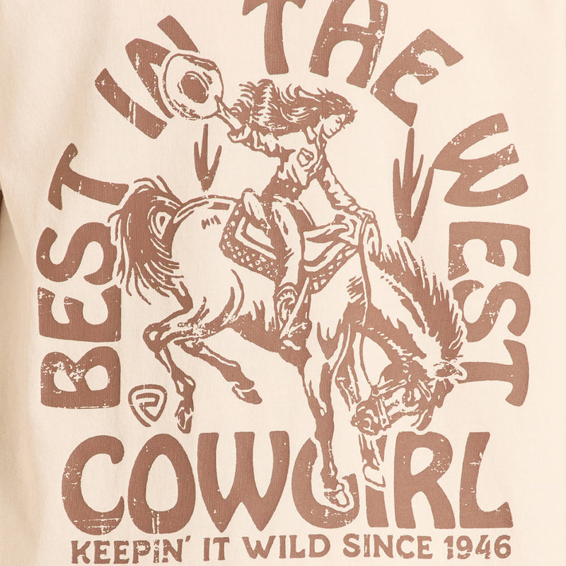 Rock & Roll Denim Girl's Natural Best In West Tee Shirt