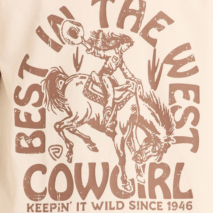 Rock & Roll Denim Girl's Natural Best In West Tee Shirt