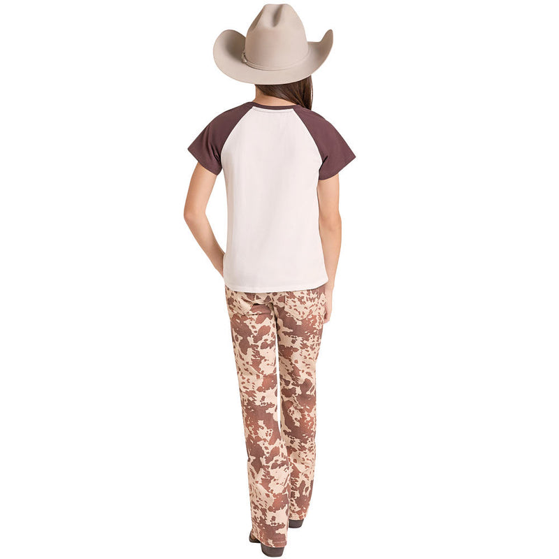 Rock & Roll Denim Girl's Natural Cowgirls Tee Shirt