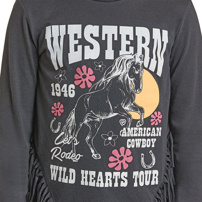 Rock & Roll Denim Girl's Wild Hearts Tee Shirt