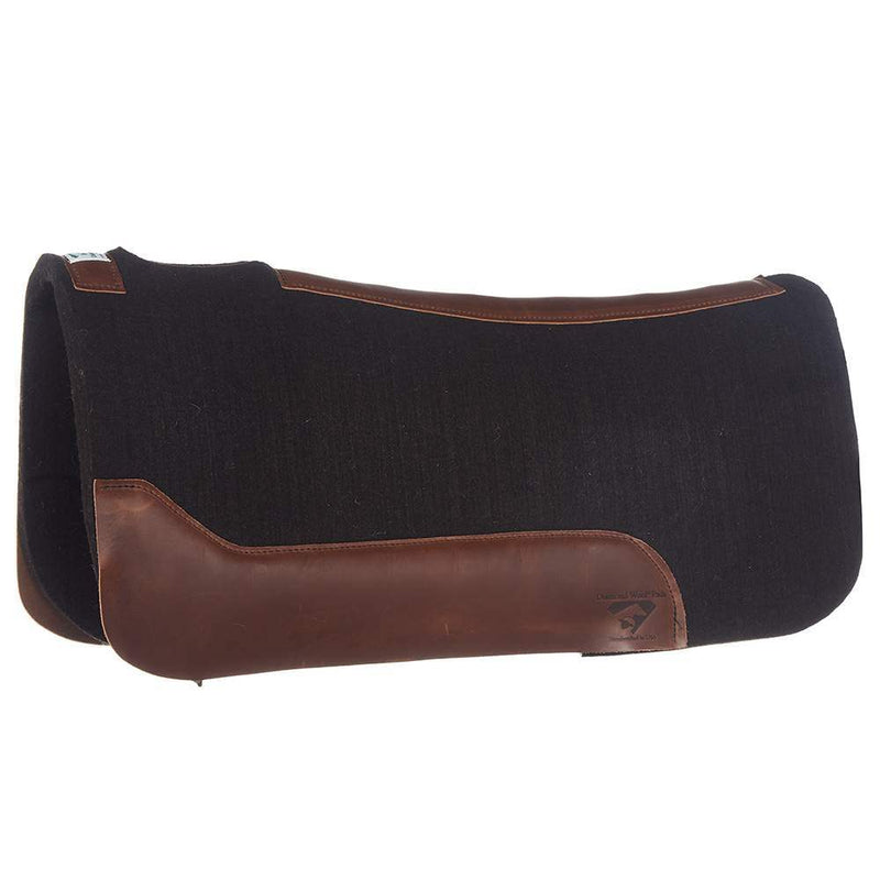 Diamond Wool Pad Company 1`` Black Gold Performance Saddle Pad 32x32