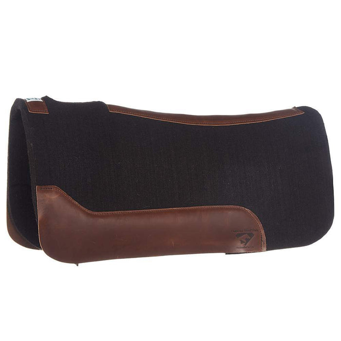 Diamond Wool Pad Company 1`` Black Gold Performance Saddle Pad 32x32