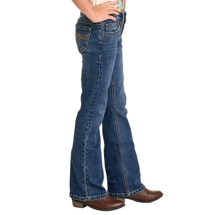 Rock & Roll Denim Girl's Boot Stich Boot Cut Jean