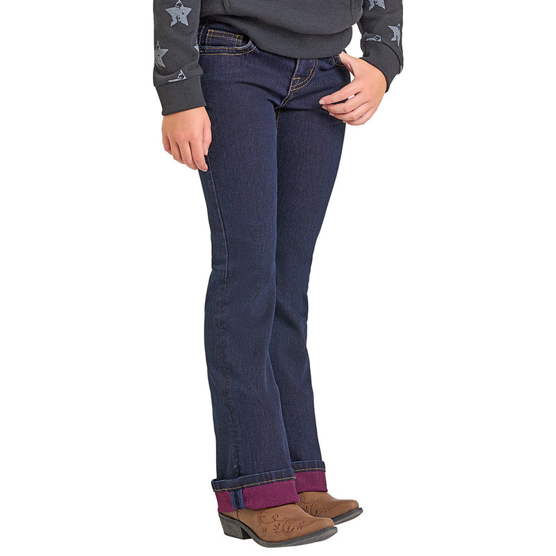 Rock & Roll Denim Girl's Pink Inside Jeans