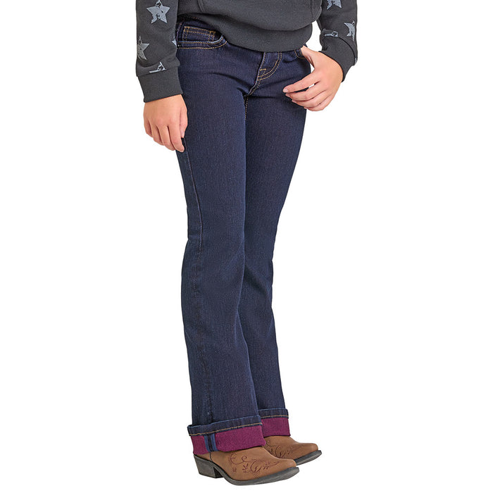 Rock & Roll Denim Girl's Pink Inside Jeans