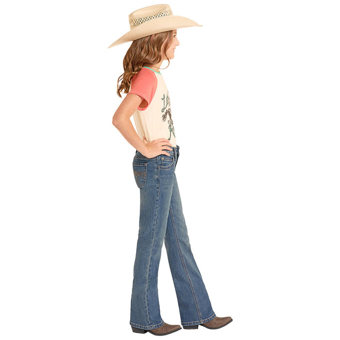 Rock & Roll Denim Girl's Boot Cut Jeans
