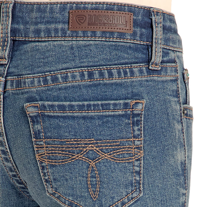 Rock & Roll Denim Girl's Boot Cut Jeans