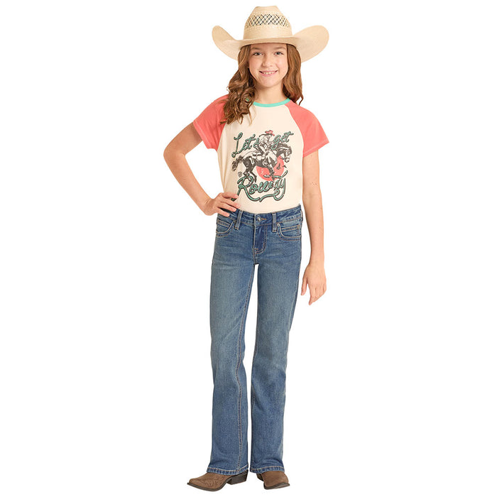 Rock & Roll Denim Girl's Boot Cut Jeans