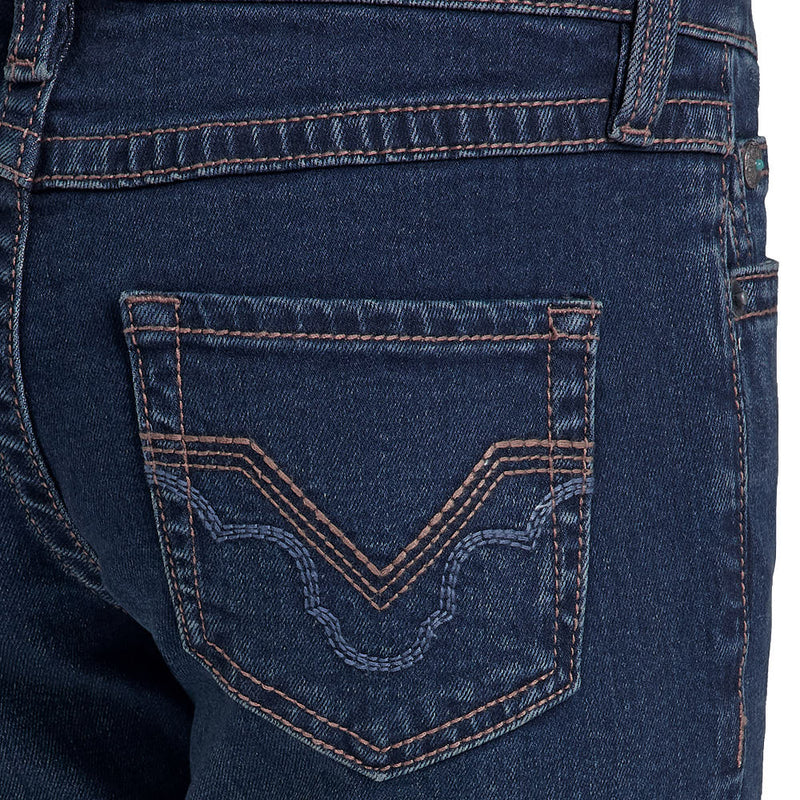 Rock & Roll Denim Girl's Turquoise Pocket Jeans