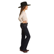 Rock & Roll Denim Girls Scallop Back Yoke Trouser