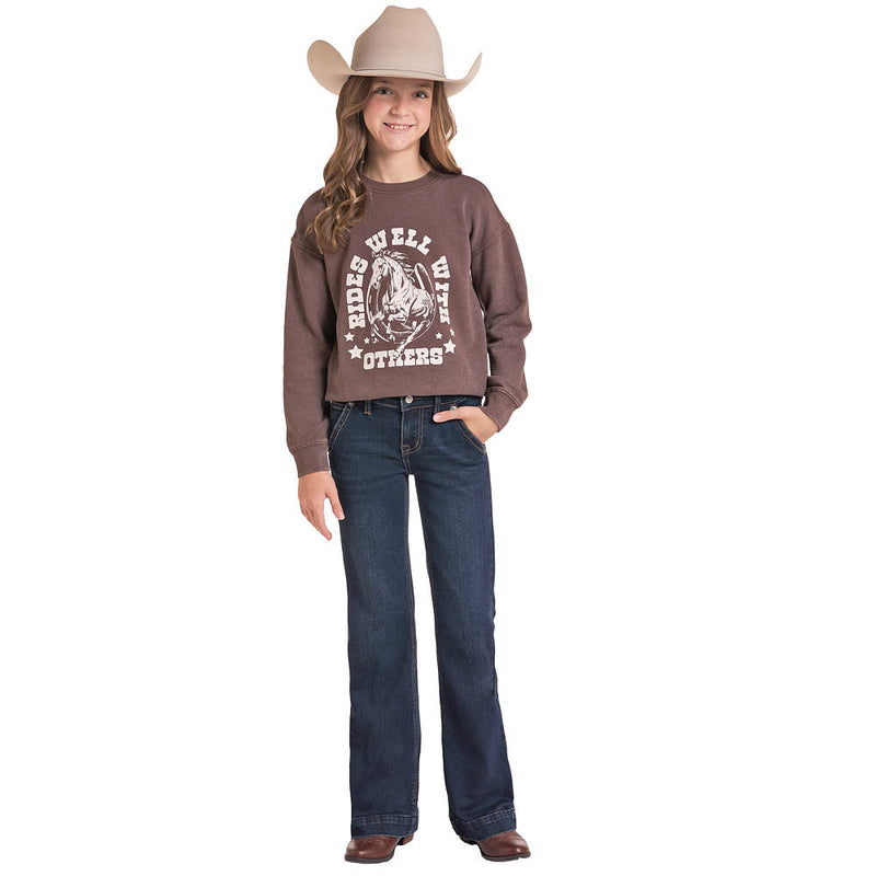 Rock & Roll Denim Girl's Welt Pocket Trouser