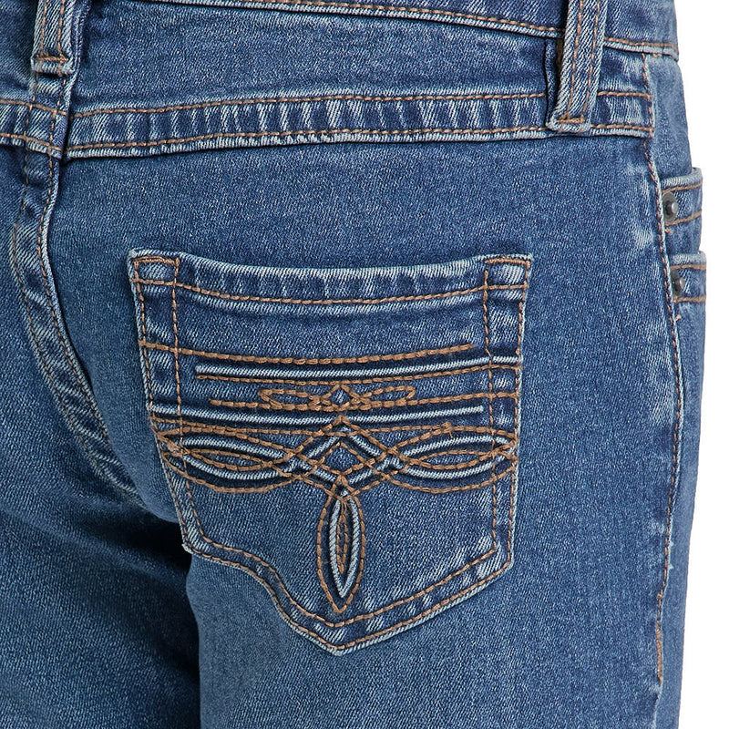 Rock & Roll Denim Girl's Embroidery Pocket Trouser
