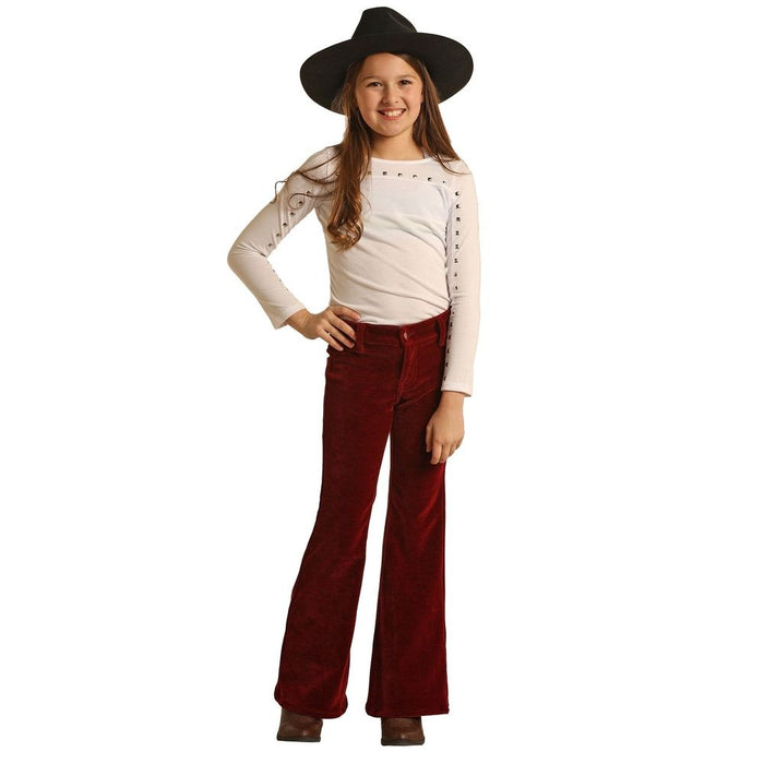 Rock & Roll Denim Girl's Corduroy Flare Jeans