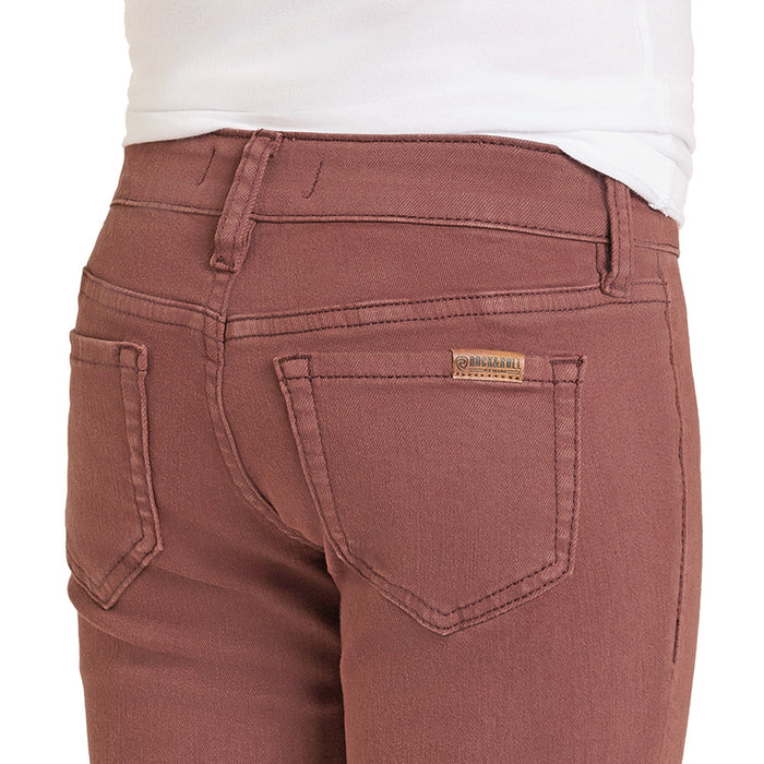 Rock & Roll Denim Girl's Wine Flare Jeans