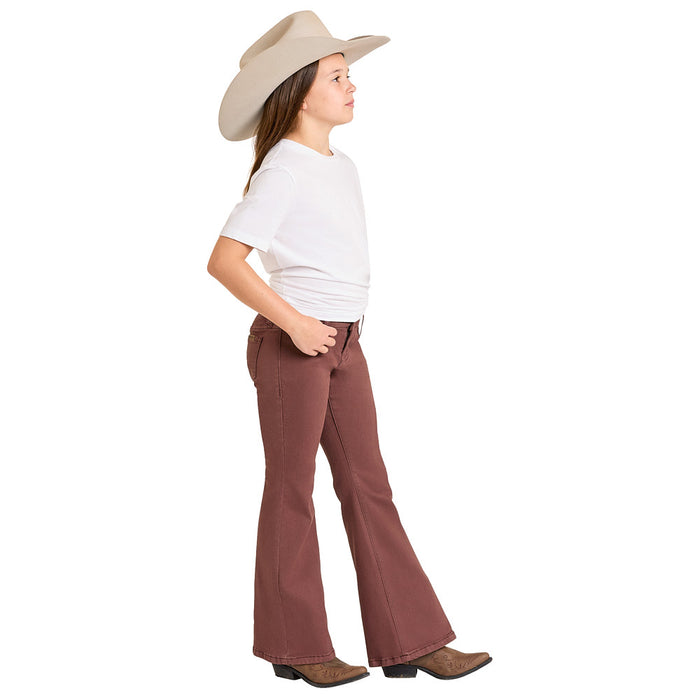 Rock & Roll Denim Girl's Wine Flare Jeans