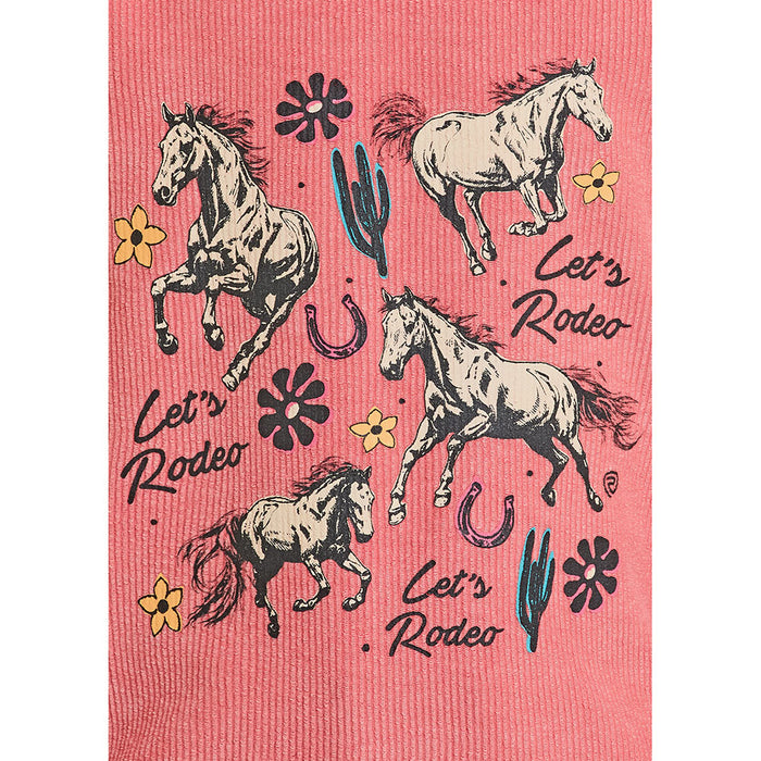 Rock & Roll Denim Girl's Rose Let's Rodeo Graphic Pullover