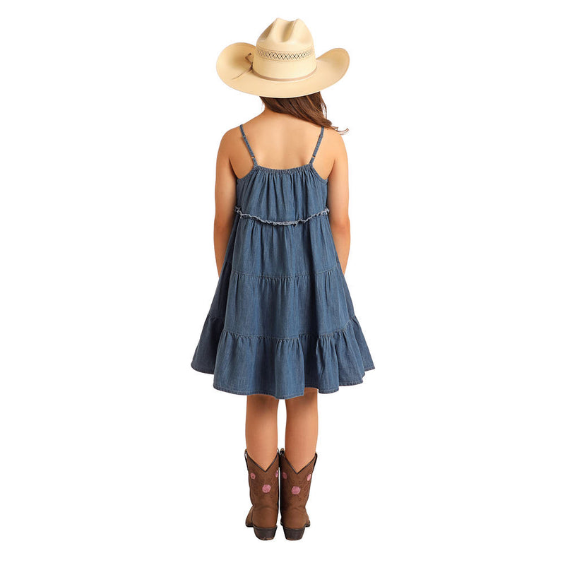 Rock & Roll Denim Girl's Denim Dress