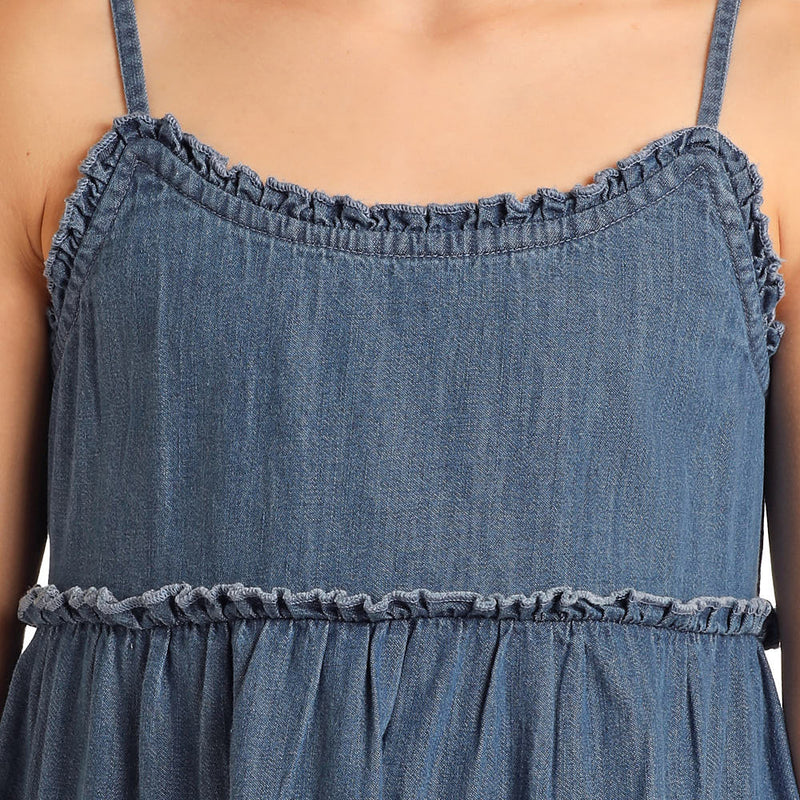 Rock & Roll Denim Girl's Denim Dress