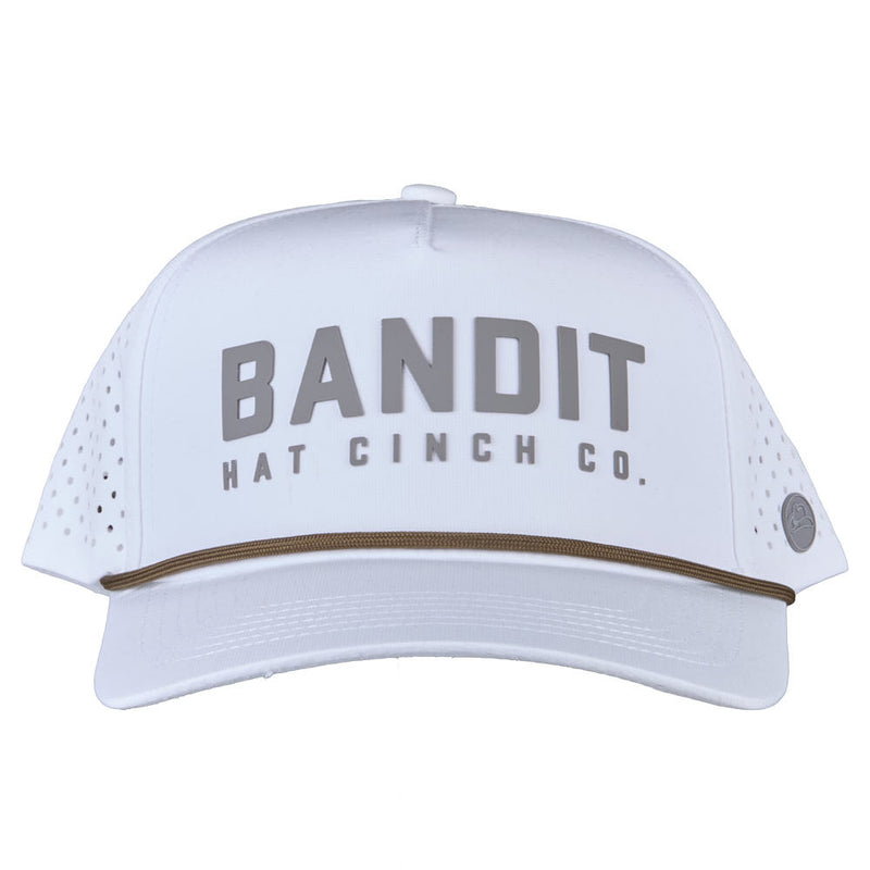 Bandit Hat Cinch The Maverick White Cap