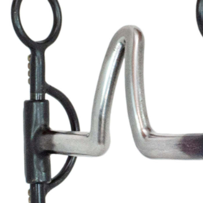 NRS Dotted Black Steel Shank Las Cruces Bit