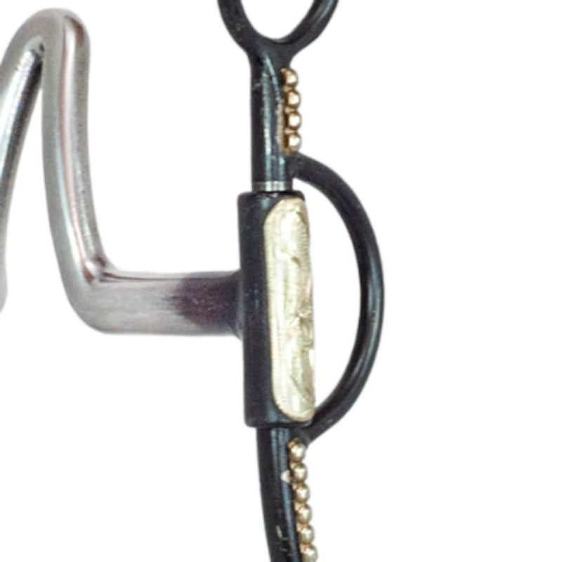 NRS Dotted Black Steel Shank Las Cruces Bit