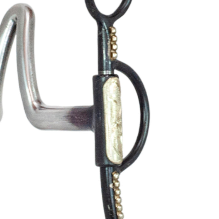 NRS Dotted Black Steel Shank Las Cruces Bit