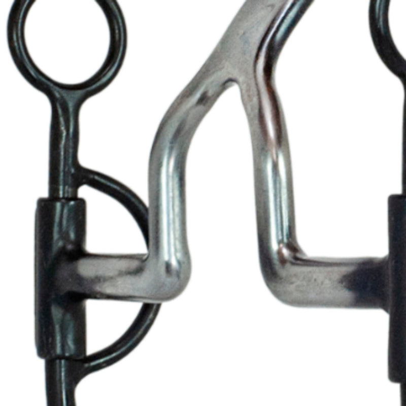 NRS Dotted Black Steel Shank Wide Cathedral Bit
