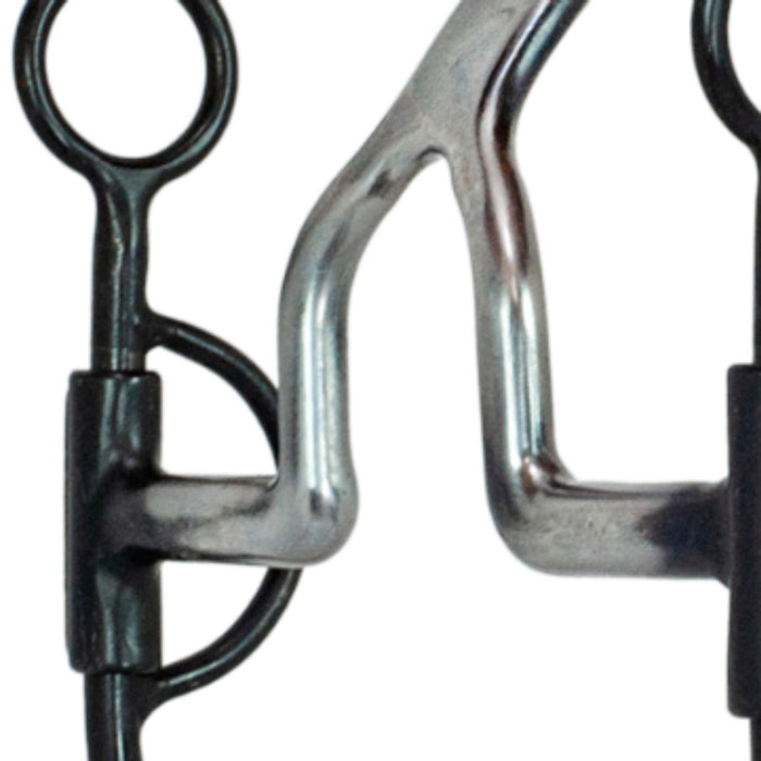 NRS Dotted Black Steel Shank Wide Cathedral Bit