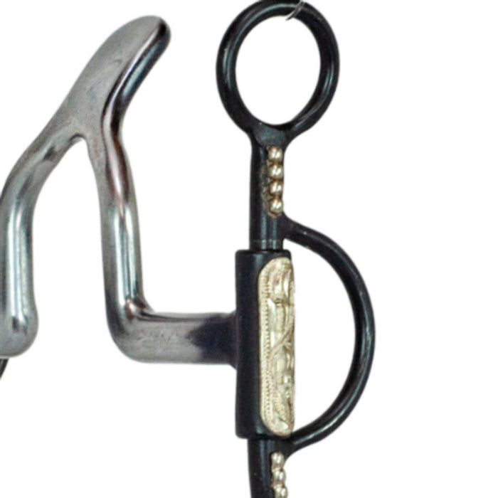 NRS Dotted Black Steel Shank Wide Cathedral Bit