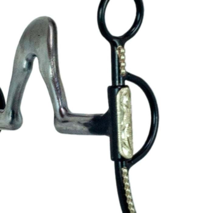 NRS Dotted Black Steel Shank Short Cathedral Bit