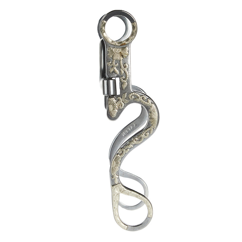 NRS Calvary Floral Shank High Port Bit